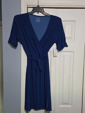 Apt. 9 Shimmering Royal Blue Wrap Dress